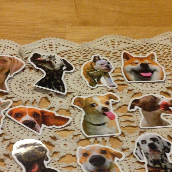 Weird, funny dog stickers for cellphones, laptop, lockers, crafts, scrapbooking - Picture 5 of 5